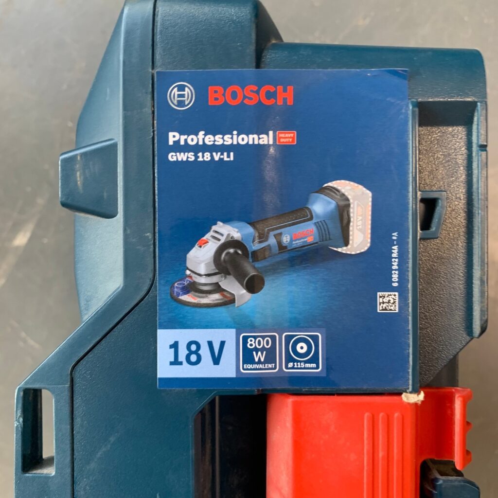 Bosch Professional GWS 18 V-LI 18V Angle Grinder Empty Carry Case Only