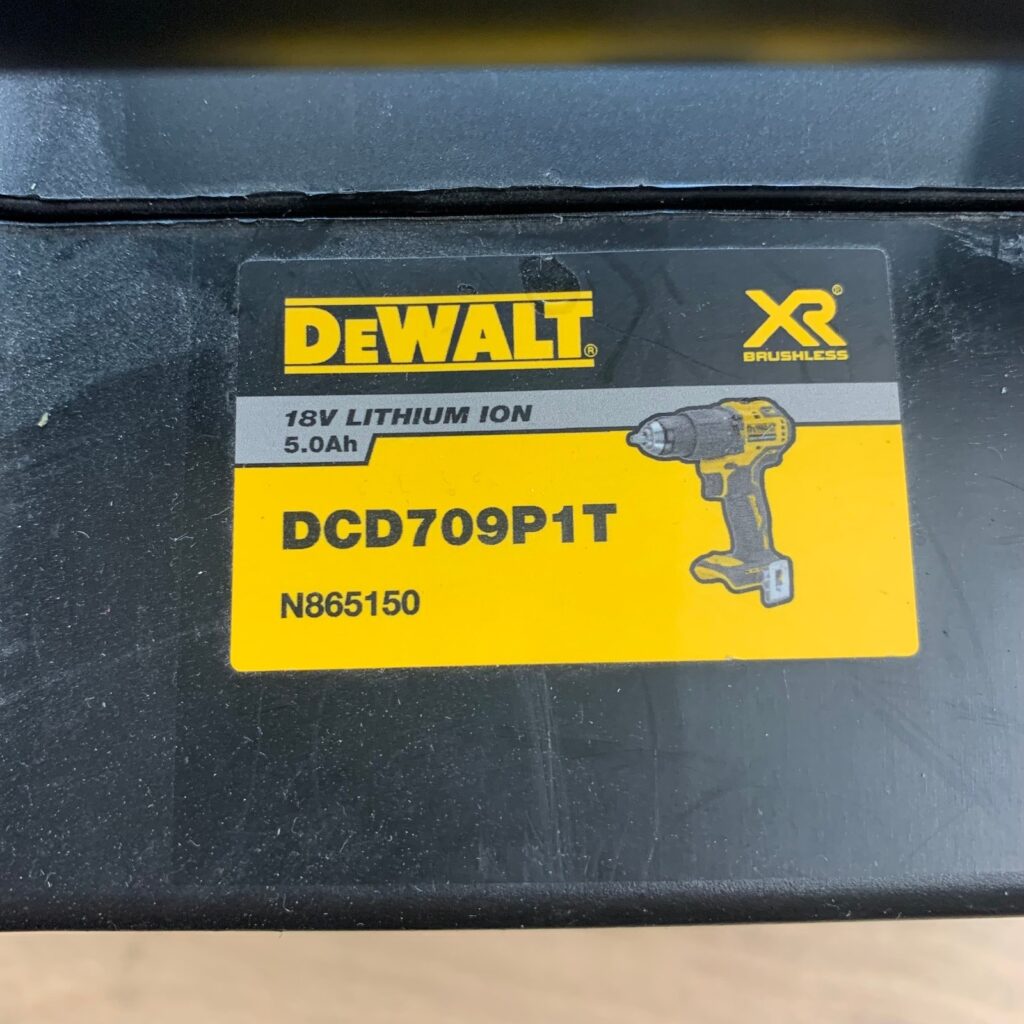 DeWalt DCD709P1T 18V XR Brushless Combi Drill Empty TSTAK Carry Case Only