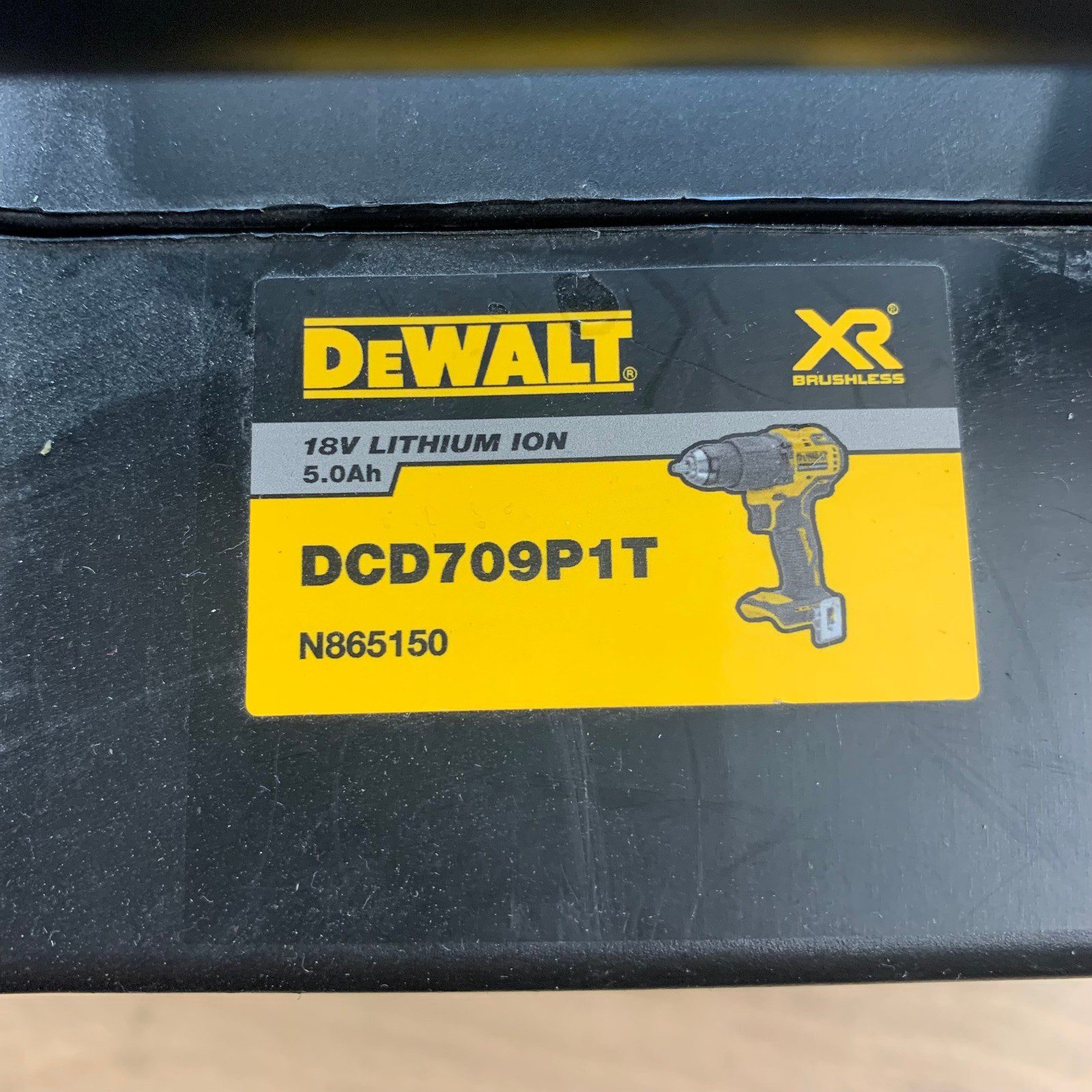 DeWalt DCD709P1T 18V XR Brushless Combi Drill Empty TSTAK Carry Case Only - Image 6
