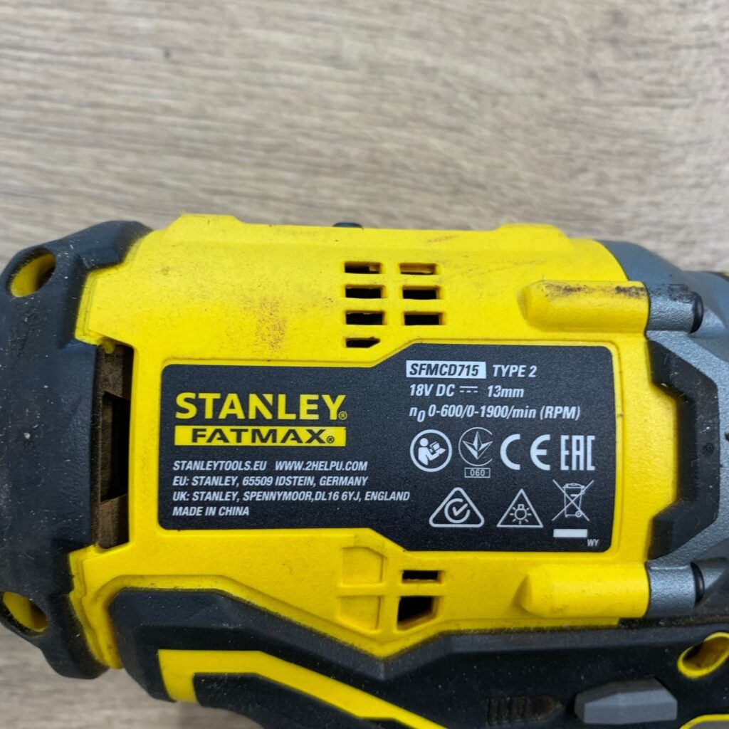 Stanley FatMax SFMCD715 18V Cordless Combi Hammer Drill + Case & Drill Bit Set