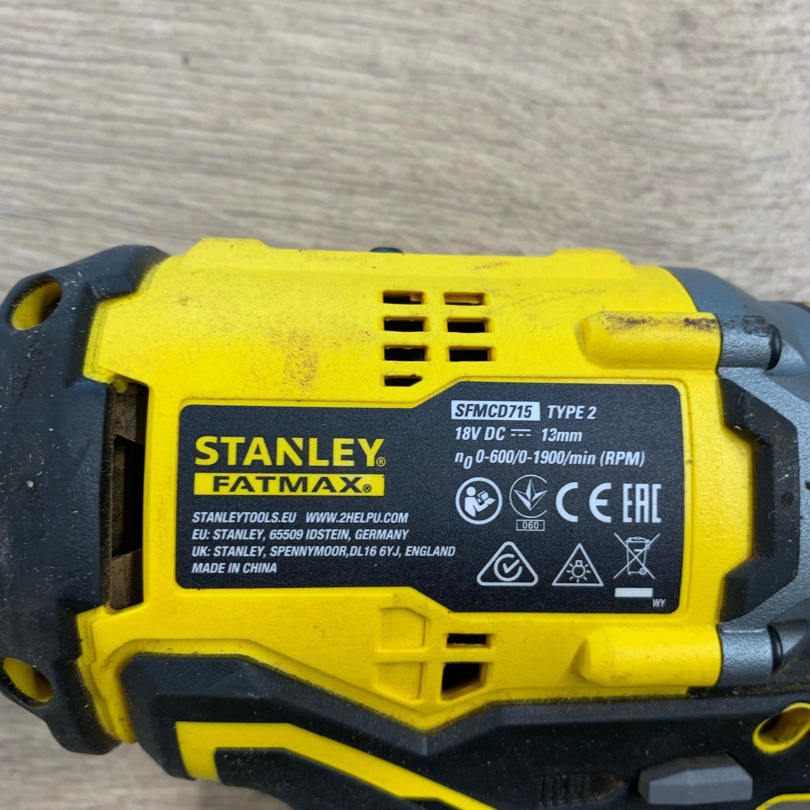 Stanley FatMax SFMCD715 18V Cordless Combi Hammer Drill + Case & Drill Bit Set - Image 16