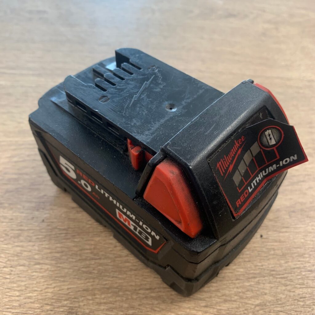Milwaukee M18 18V 5.0Ah RedLithium-Ion Battery Pack Used