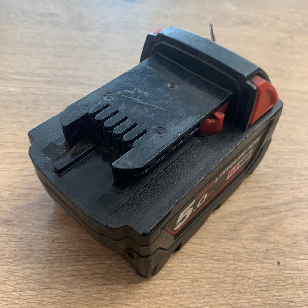Milwaukee M18 18V 5.0Ah RedLithium-Ion Battery Pack Used