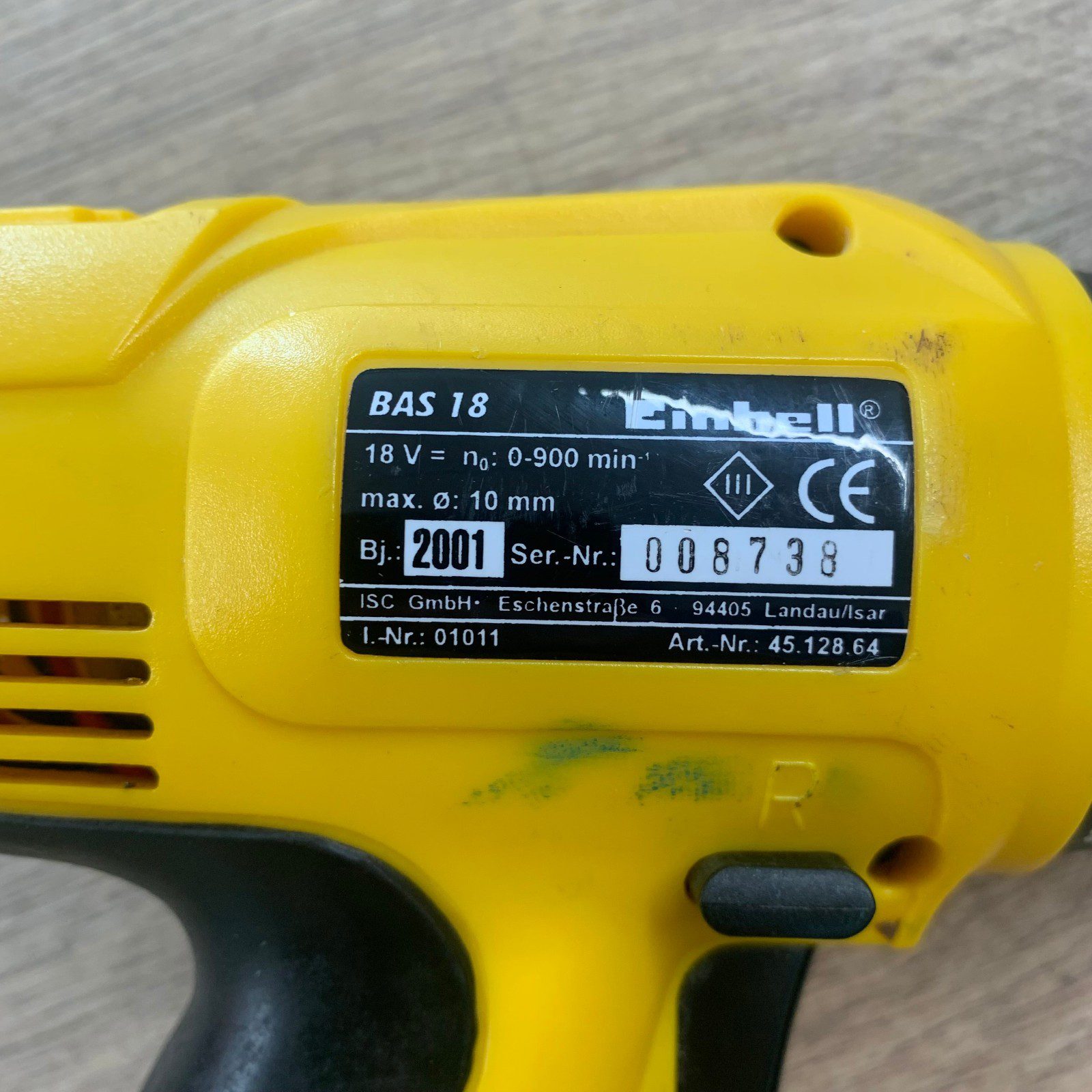 Einhell Bavaria BAS 18 18V Cordless Drill Driver Body Only Good Used - Image 8