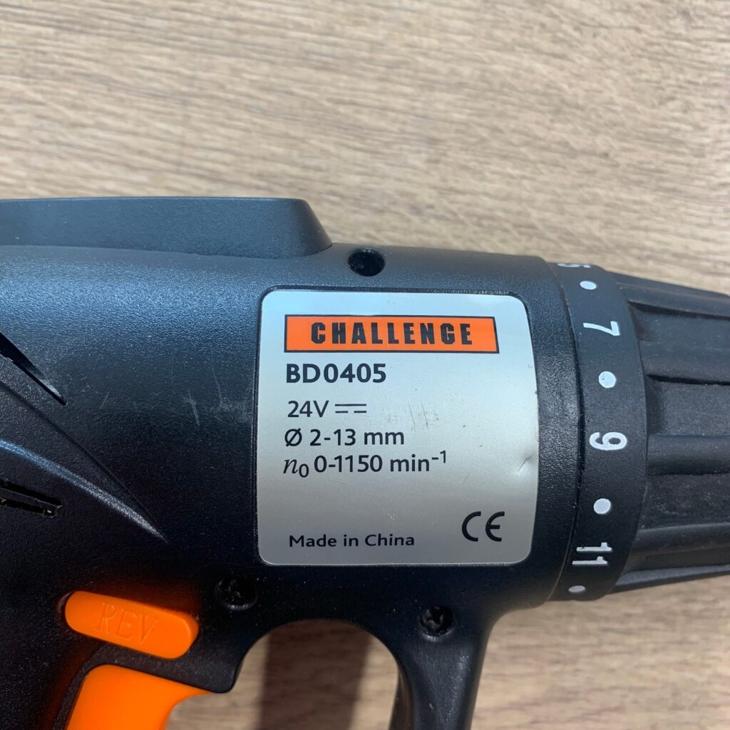 Challenge BD0405 24V Cordless Drill Driver Body Only Very Good Used