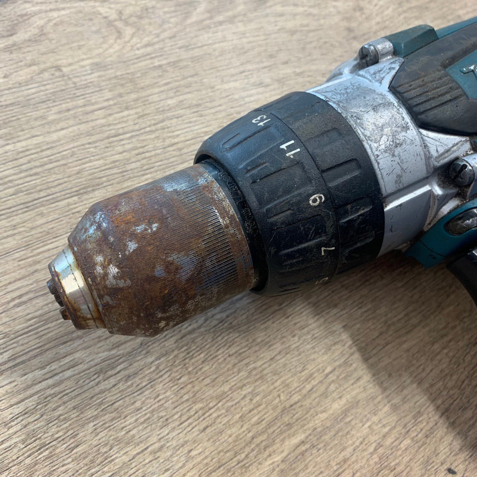 Makita DHP458 18V LXT Cordless Combi Hammer Drill Body Only Used - Image 2