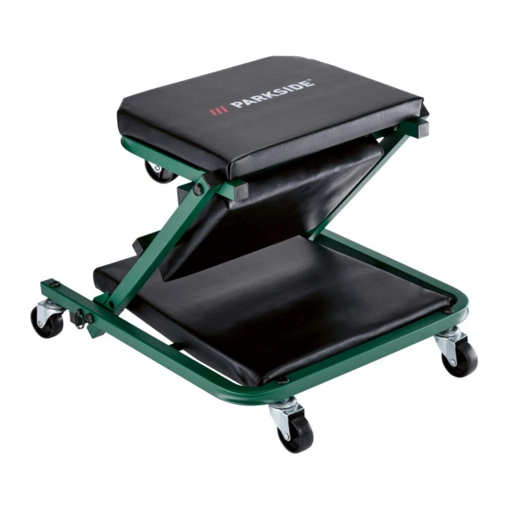 Parkside 2-in-1 Car Creeper & Stool Workshop Mechanic Seat New