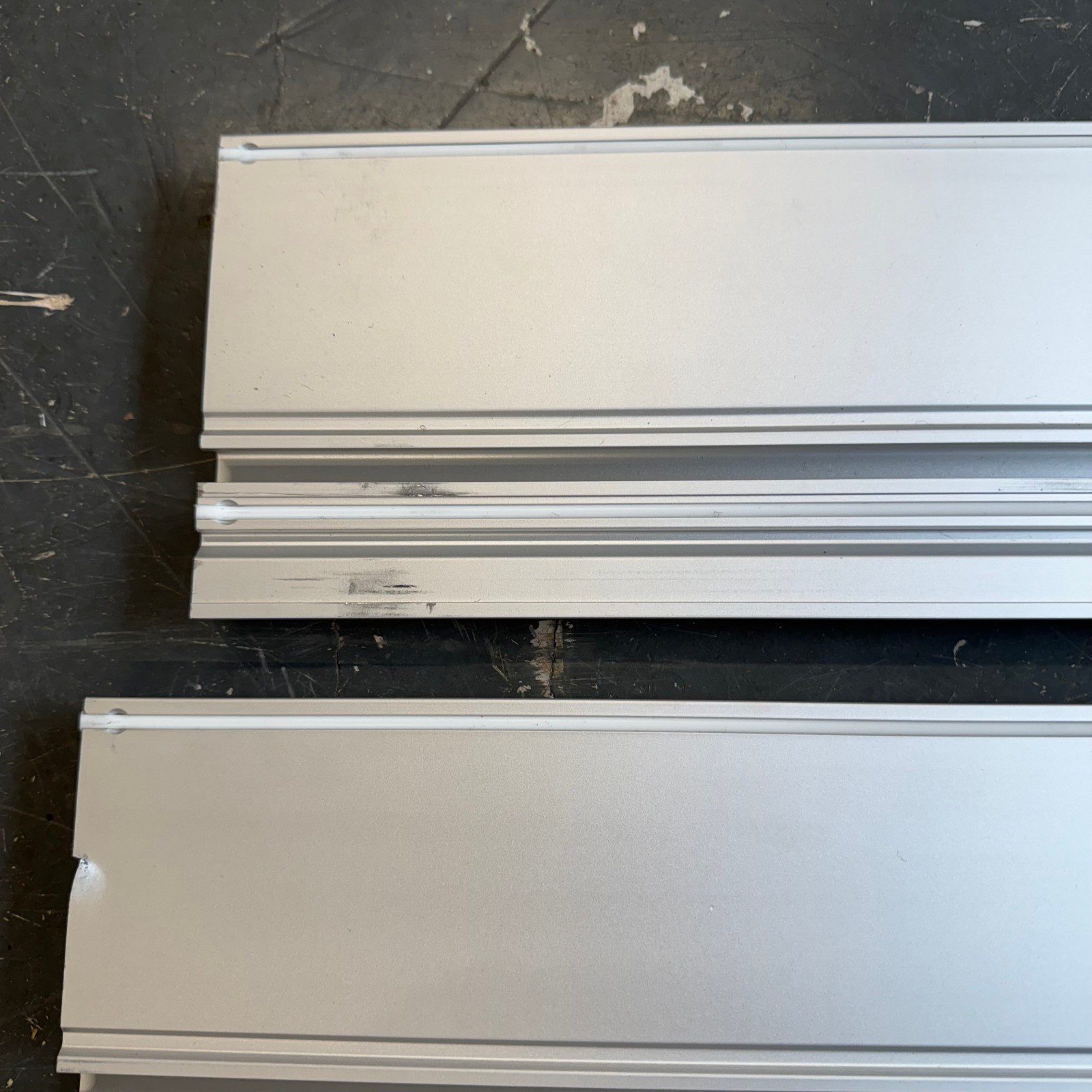 Rubi Slim System Guide Rails Tile Cutting Track Rail 2 Piece Set With Case Used - Image 8