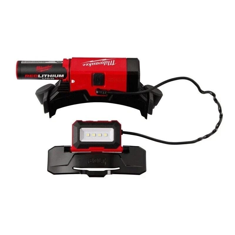 Milwaukee L4BOLTHL-301 REDLITHIUM USB rechargeable Bolt Headlamp 1 x 3.0Ah