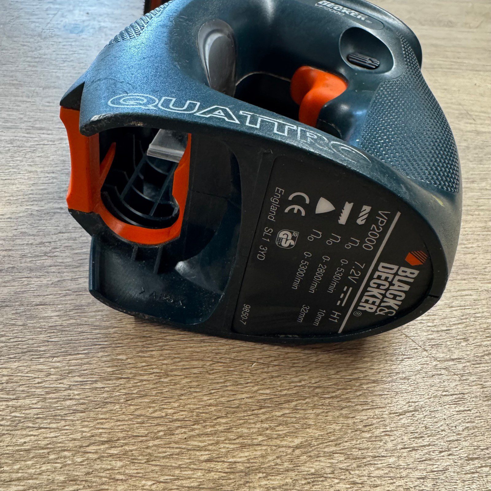 Black & Decker Quattro VP2000 7.2V Cordless Multi Tool Kit VersaPak Batteries Ca - Image 15