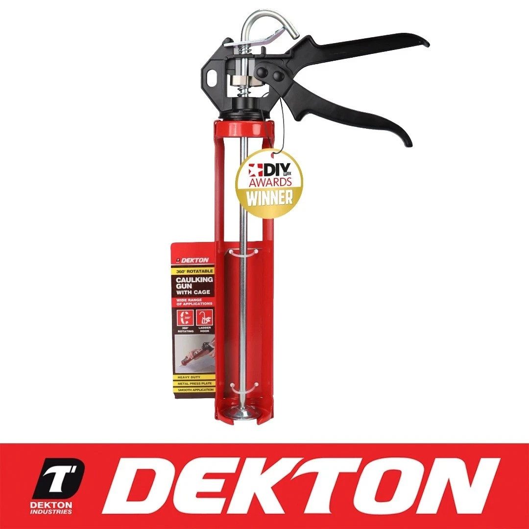 Heavy Duty 360° Rotating Caulking Gun Sealant Adhesive Cartridge Applicator - Image 1