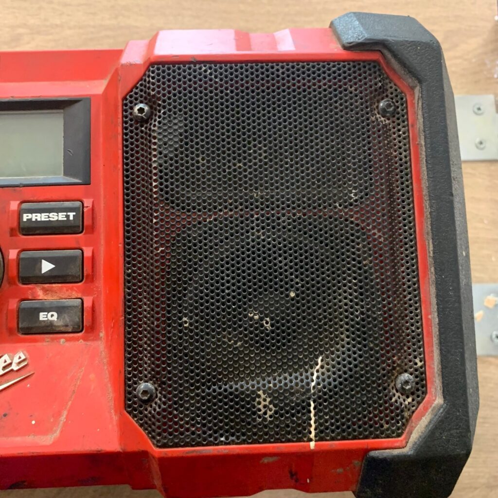 Milwaukee M18 JSR 18V Jobsite Radio AM FM USB 230V Mains Good Used
