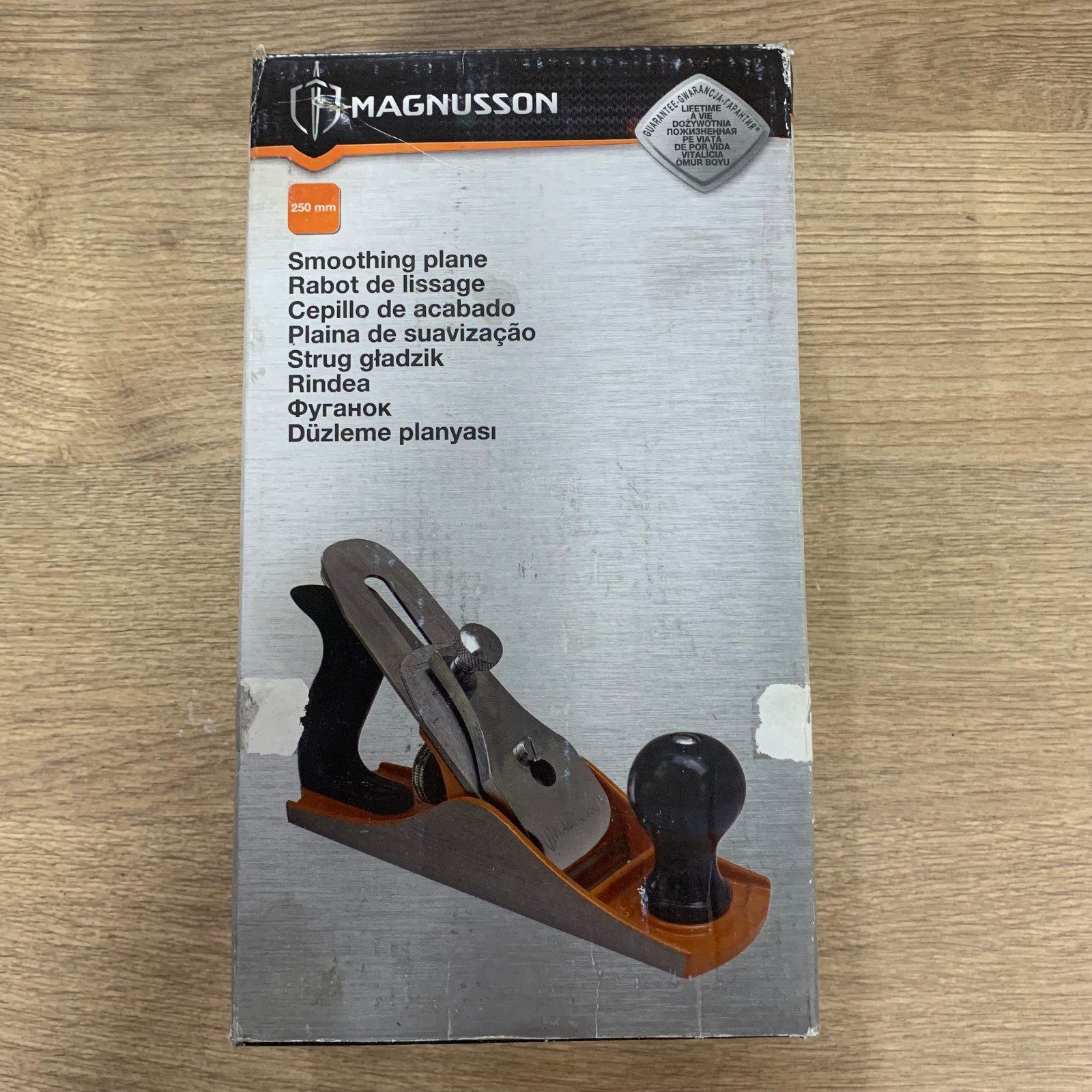 Magnusson 250mm Smoothing Plane Woodworking Hand Plane - Image 1