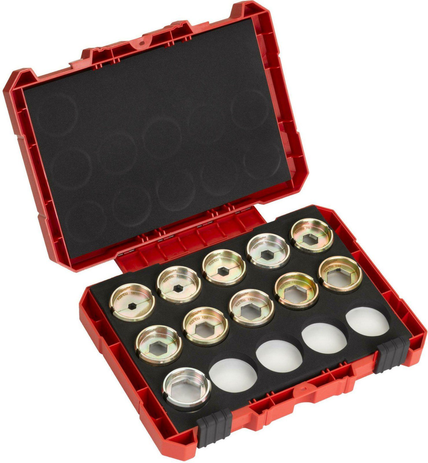 Milwaukee DIN22 CU Crimping Dies Copper Cable Lug Die Set New - Image 1
