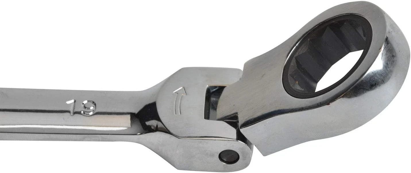 Faithfull Ratchet Spanner 30mm Swivel Head Chrome Vanadium – Model FAI SPARAT30 - Image 4