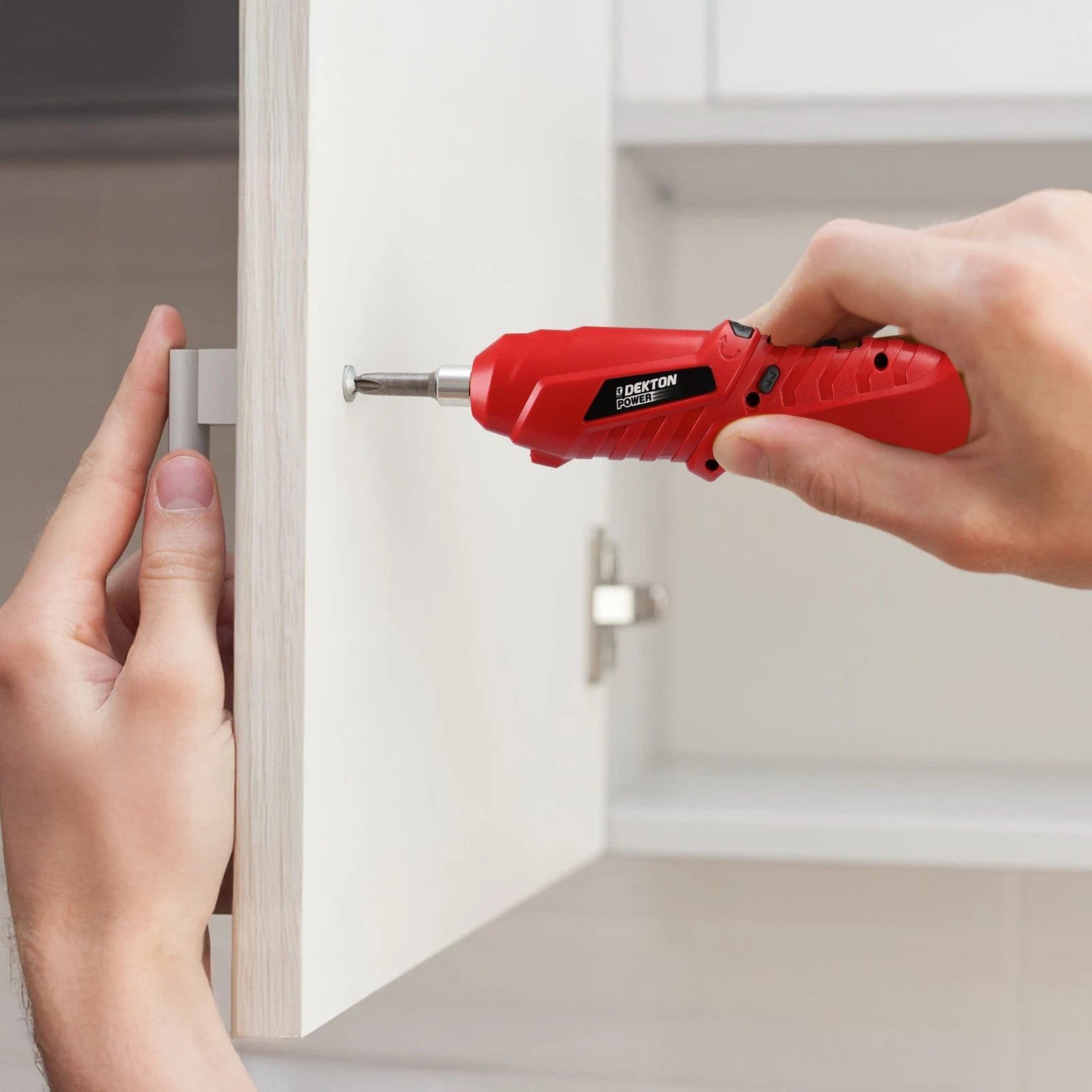 Dekton 3.6V Cordless Electric Screwdriver Kit 46pc 2-in-1 USB-C Rechargeable New - Image 2