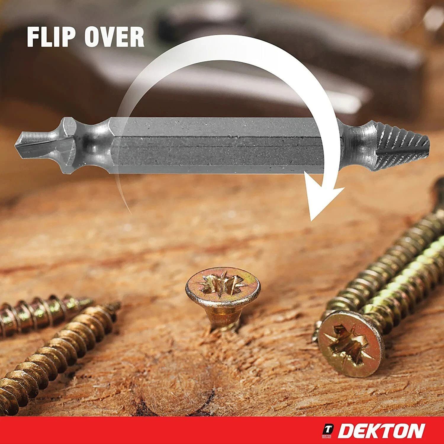Dekton DT65924 Remove-It 4pc Damaged Screw Bolt Extractor Bit Set With Case New - Image 4