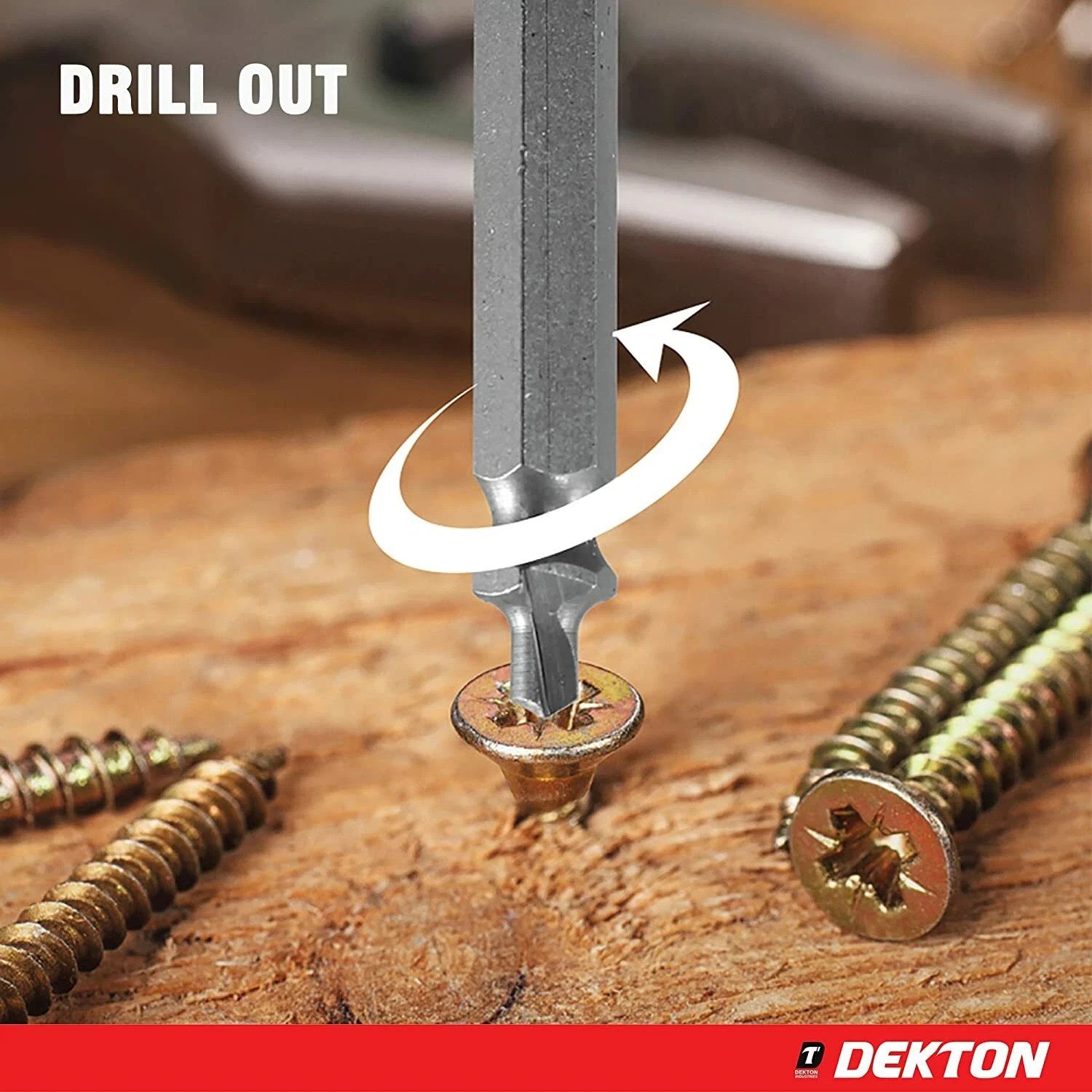 Dekton DT65924 Remove-It 4pc Damaged Screw Bolt Extractor Bit Set With Case New - Image 5