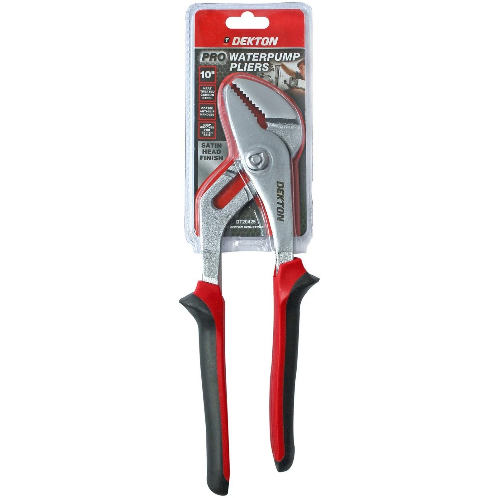 Dekton DT20425 Pro 10" Water Pump Pliers Adjustable Plumbing Grips New - Image 2