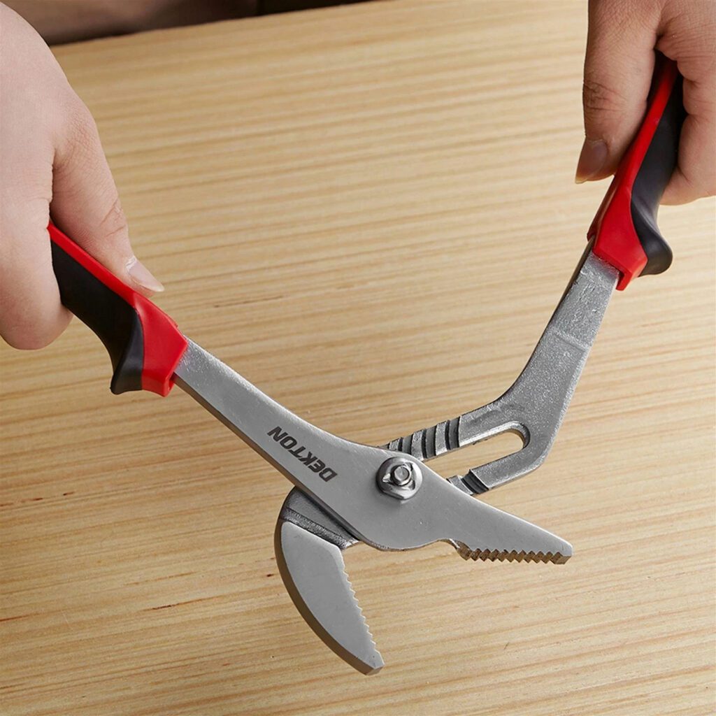 Dekton DT20425 Pro 10" Water Pump Pliers Adjustable Plumbing Grips New