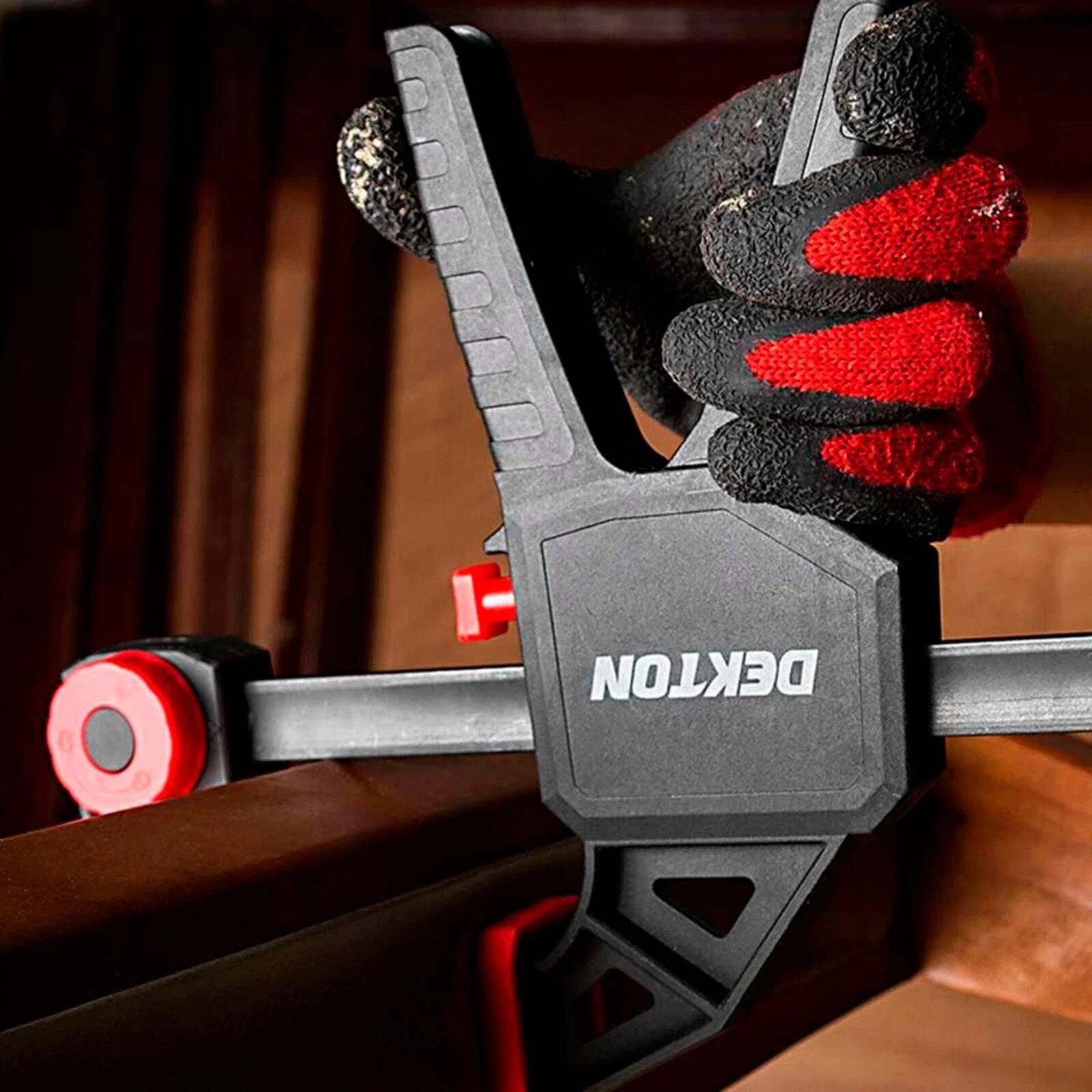Dekton DT40504 12" Rapid Bar Clamp 45kg Quick Grip Trigger Clamp New - Image 3