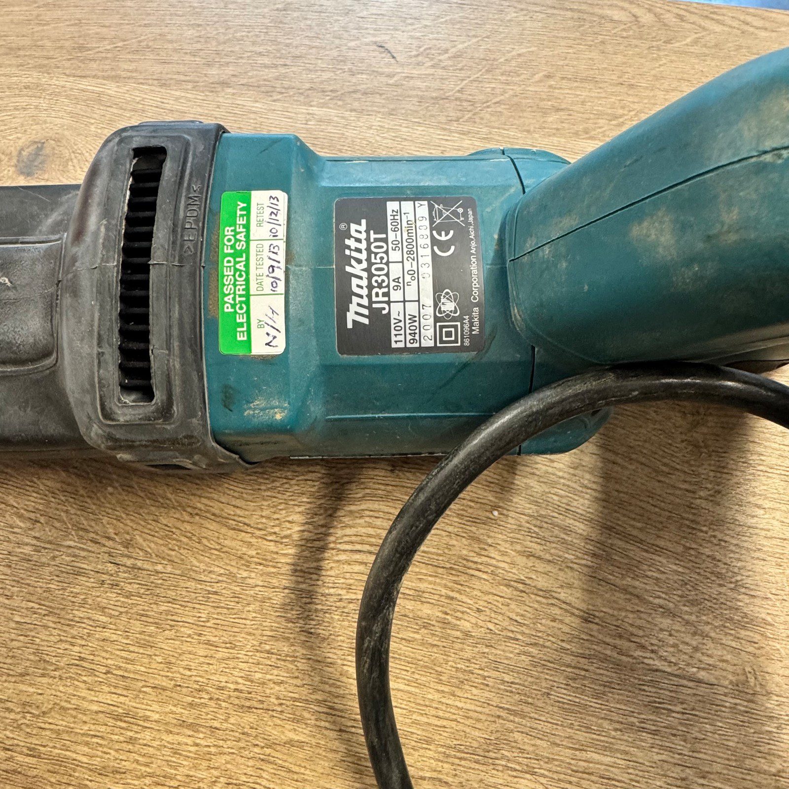 Makita JR3050T 110V 940W Reciprocating Saw Sabre Saw with Case - Image 8