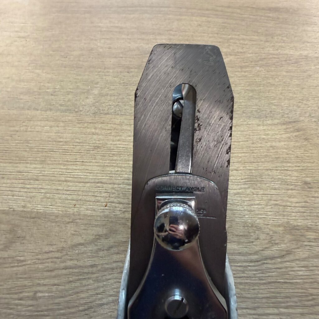 Forge Steel Smoothing Hand Plane Adjustable Blade Metal Body Good Condition