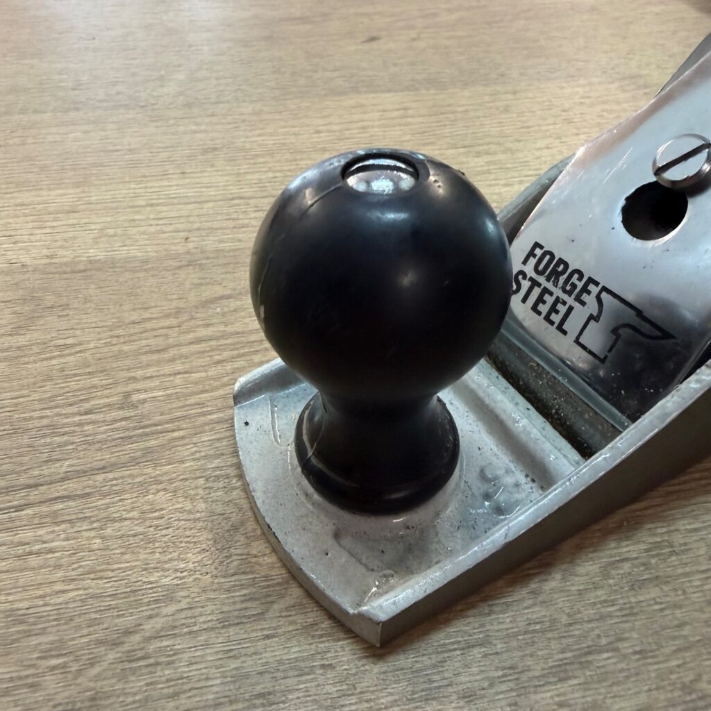 Forge Steel Smoothing Hand Plane Adjustable Blade Metal Body Good Condition