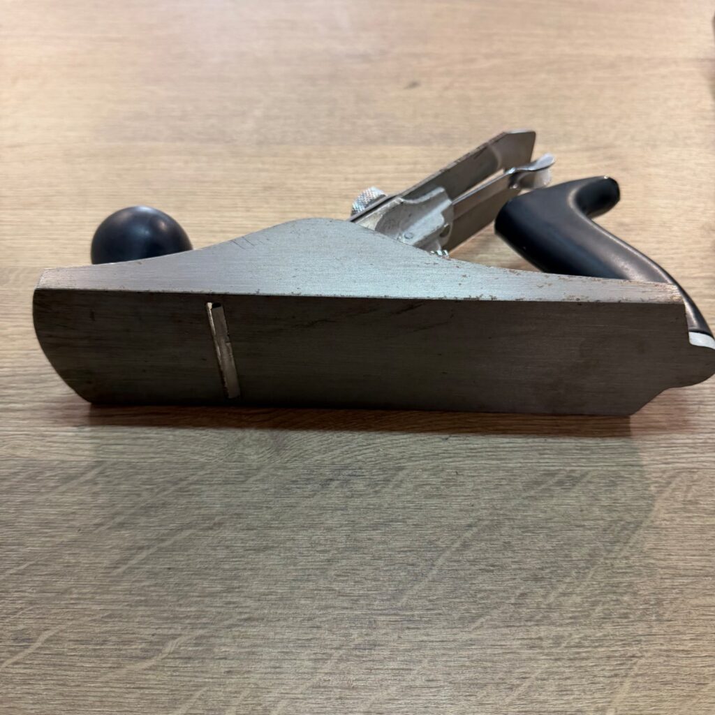 Forge Steel Smoothing Hand Plane Adjustable Blade Metal Body Good Condition