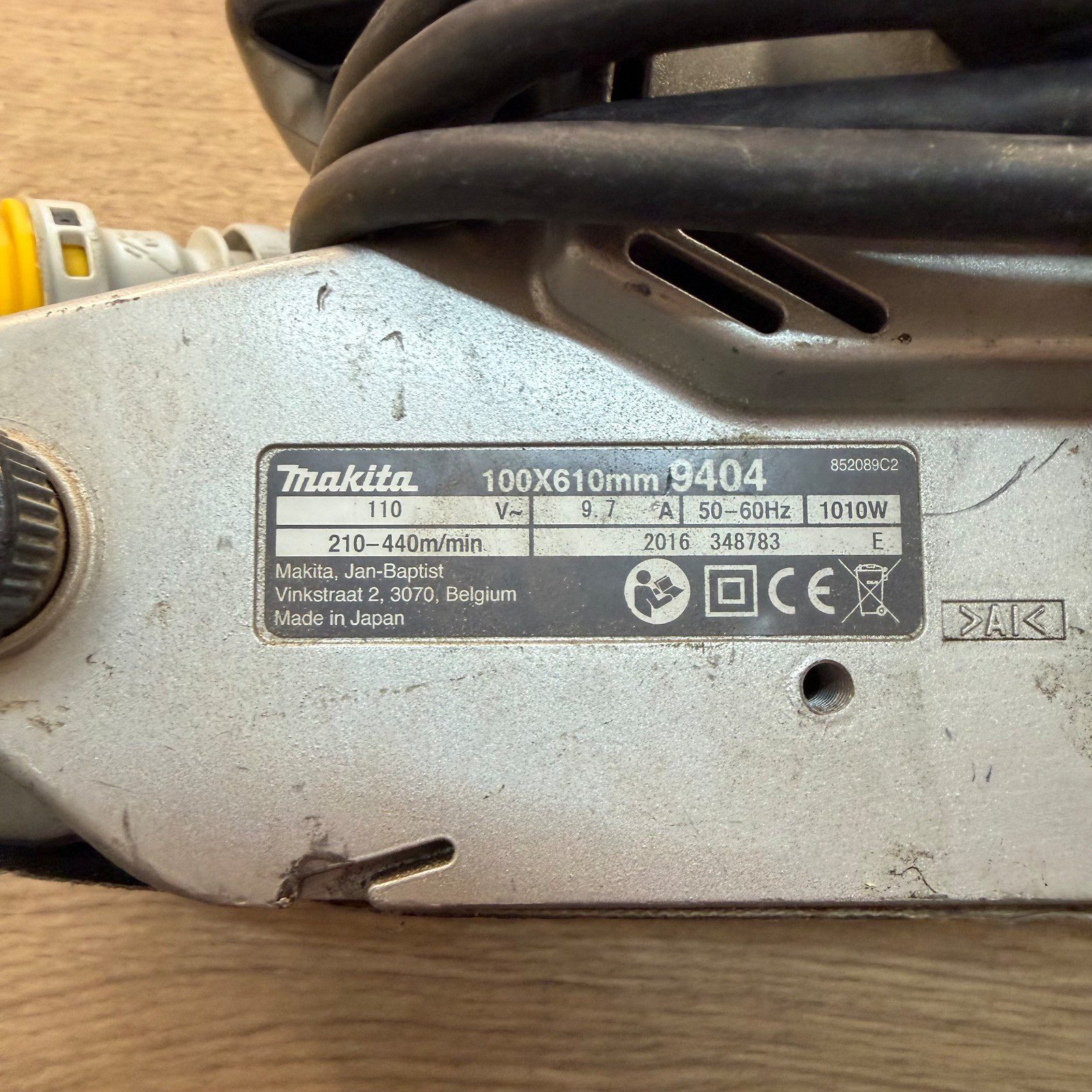 Makita 9404 110V 1010W Belt Sander 100 x 610mm Variable Speed Used - Image 5