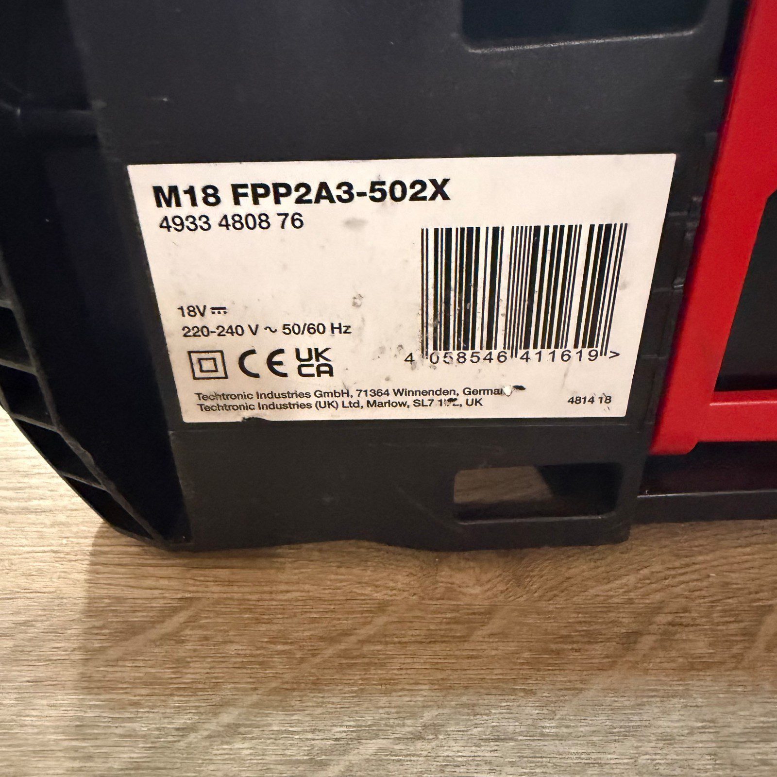 Milwaukee M18ONEPP2A3-502X Empty Drill Impact Driver Carry Case Used - Image 8