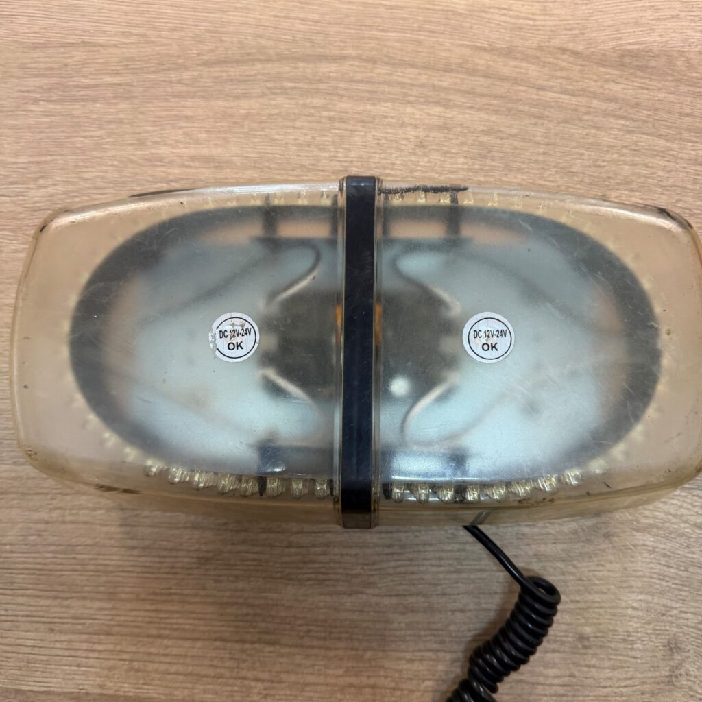 LED Strobe Light With Vehicle Cigarette Lighter Power Plug - Fully Working