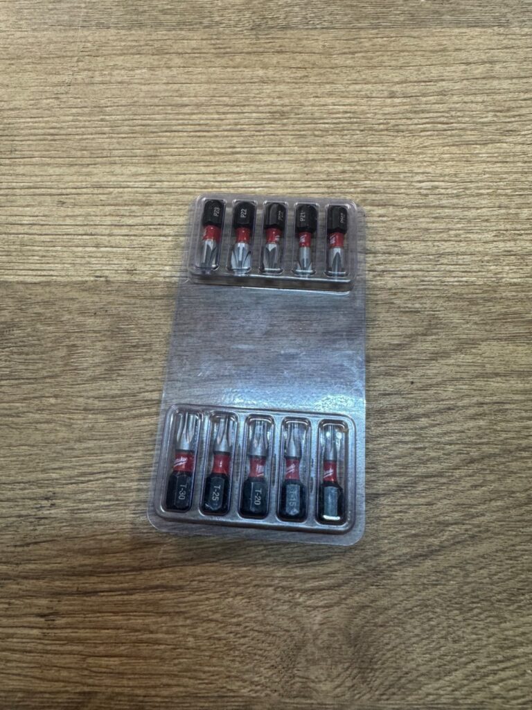Milwaukee 10 Piece Screwdriver Bit Set Pozi Phillips Torx PZ PH Excellent