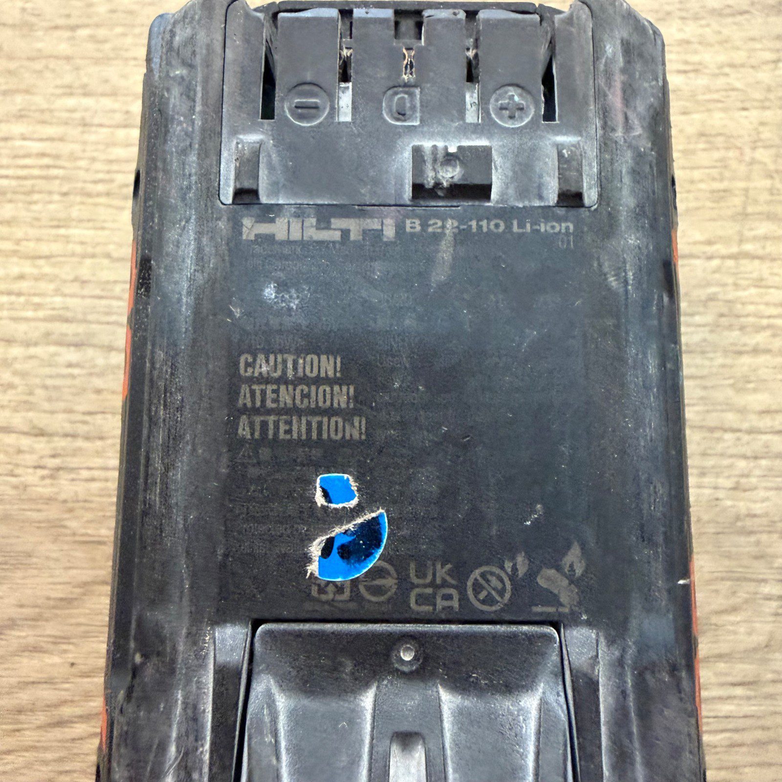 Hilti B 22-110 22V 5.2Ah Li-Ion Battery Pack Used - Casing Wear - Image 8