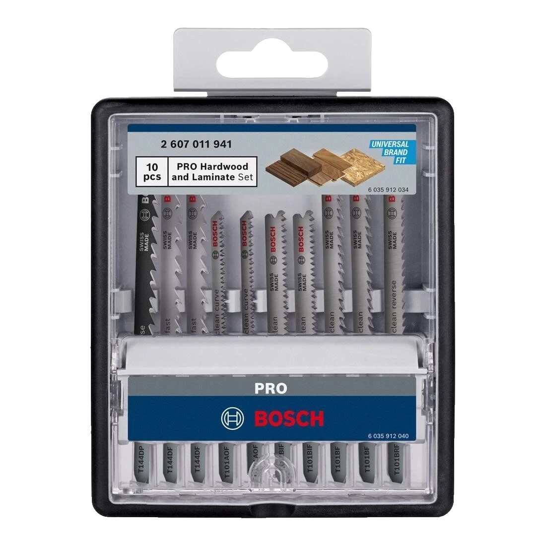 Bosch PRO Hardwood & Laminate Jigsaw Blade Set 10 Piece Universal Fit New - Image 1