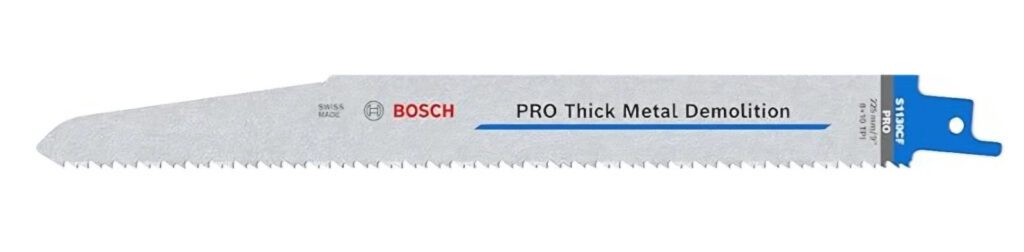 Bosch PRO Thick Metal Demolition Reciprocating Saw Blades S1130CF 5 Pack New