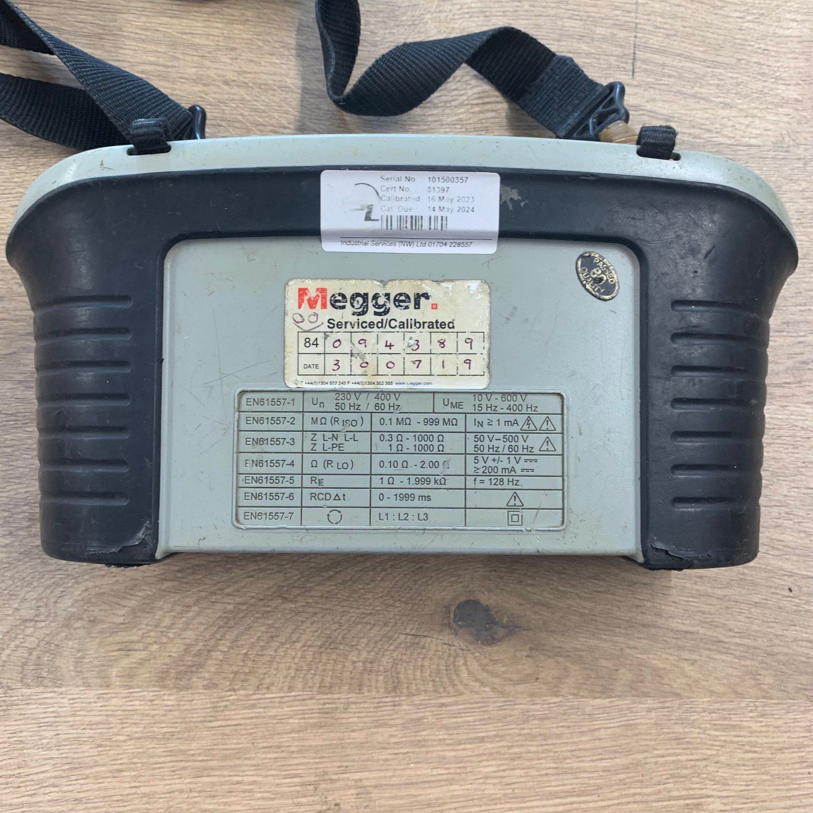 Megger MFT1720 Multifunction Tester RCD Loop Insulation + Damaged Case - Image 16