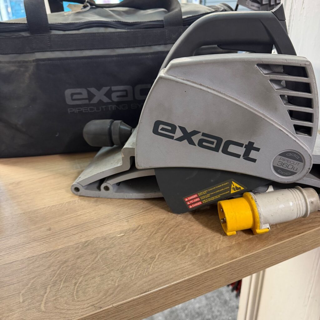Exact PipeCut 360U Electric Pipe Cutting Saw 75-360mm Capacity Serviced