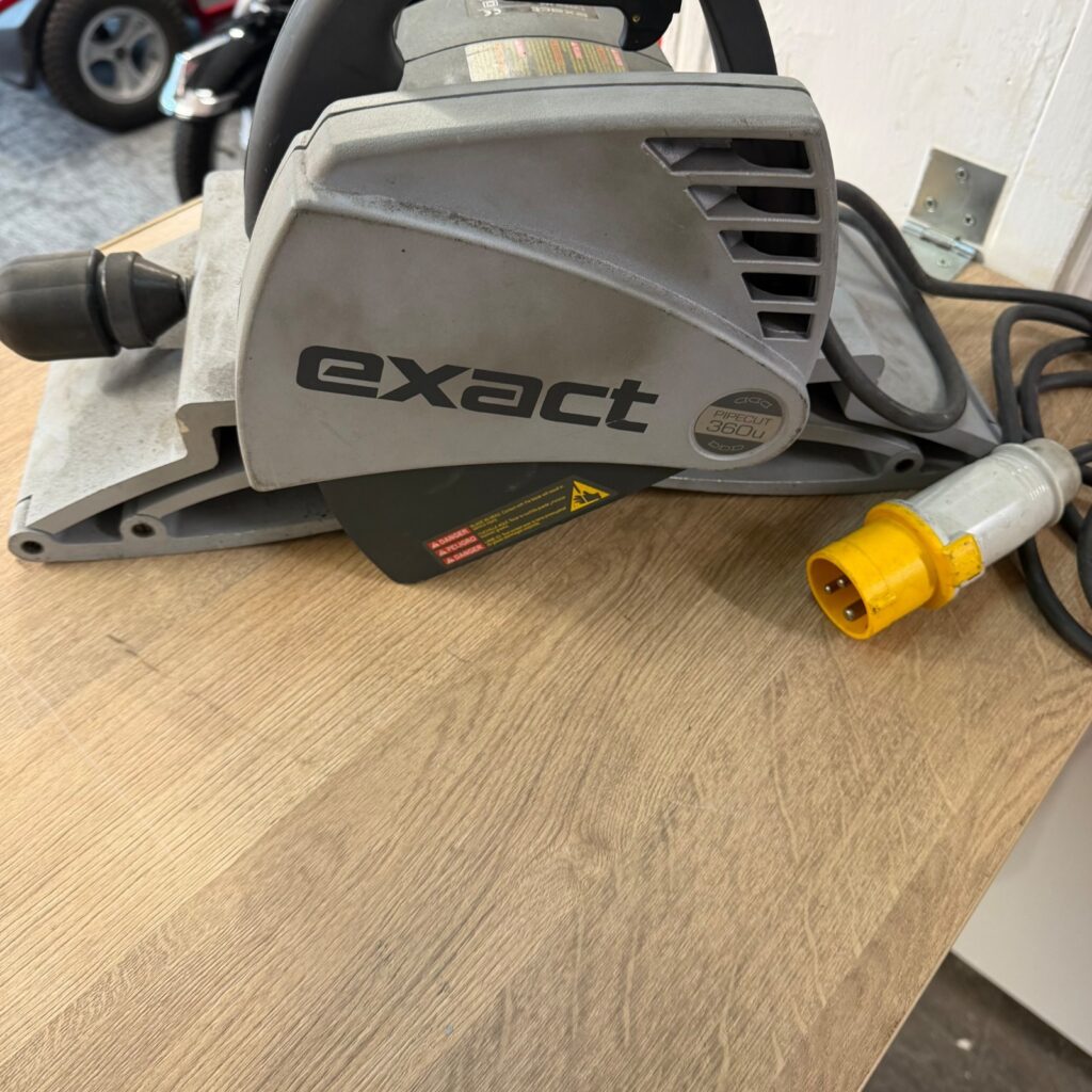 Exact PipeCut 360U Electric Pipe Cutting Saw 75-360mm Capacity Serviced