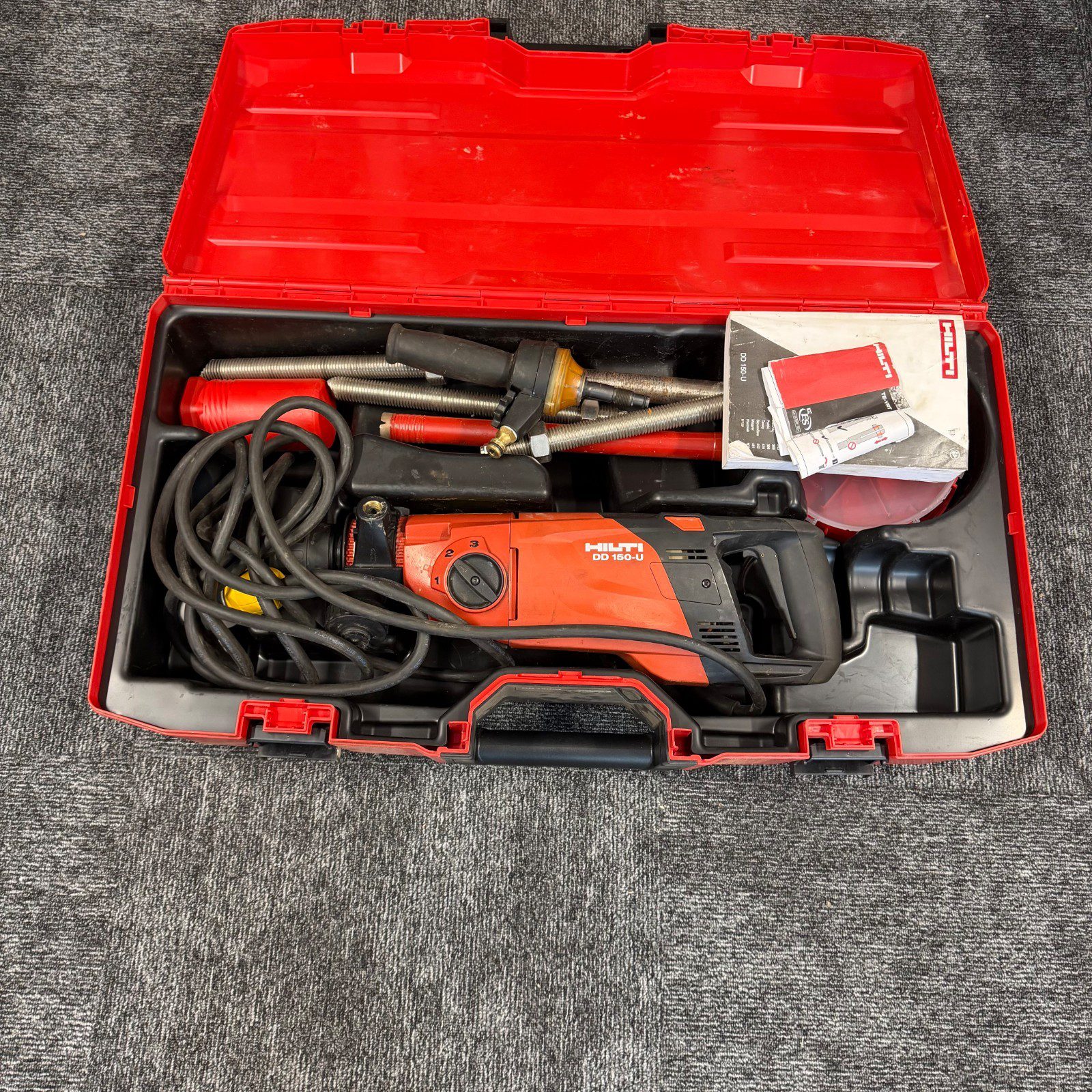 Hilti DD 150-U 110V Wet Dry Diamond Core Drill With Accessories Serviced - Image 1