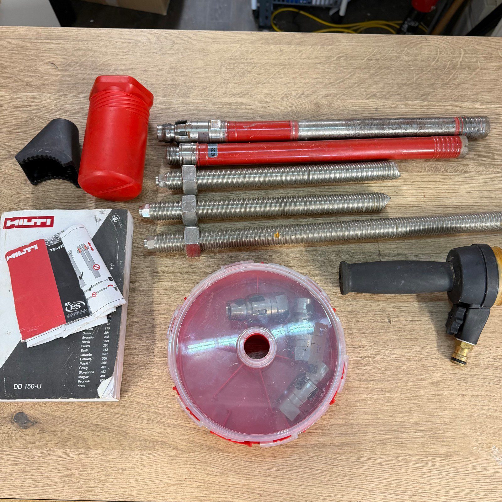 Hilti DD 150-U 110V Wet Dry Diamond Core Drill With Accessories Serviced - Image 12