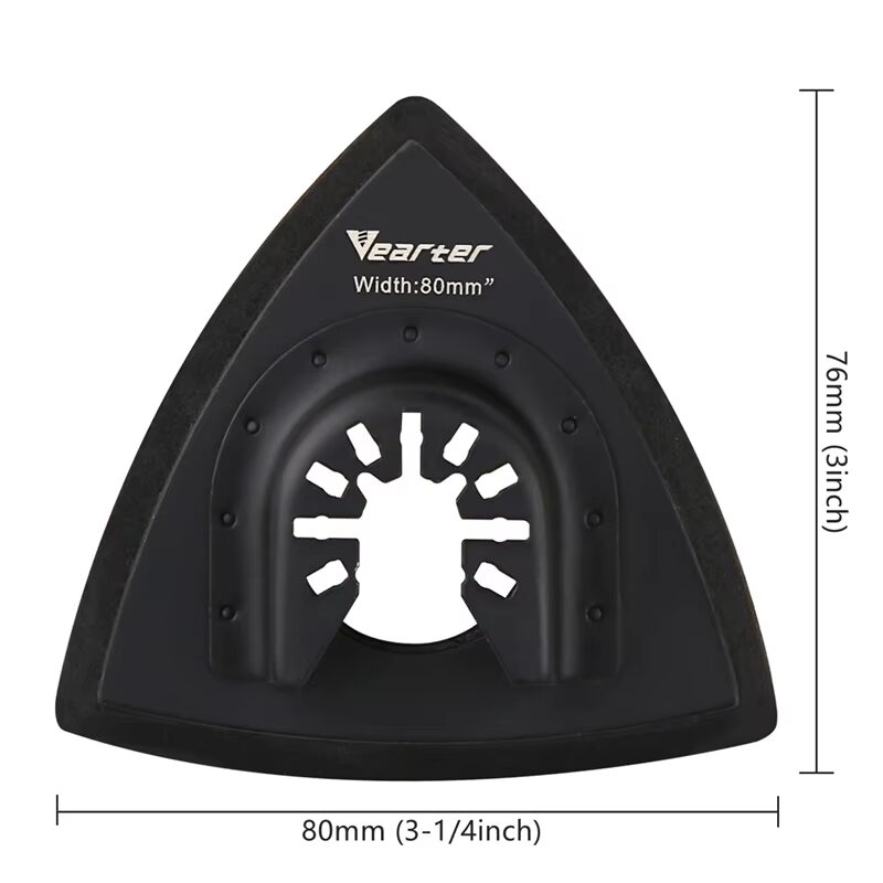 Vearter Oscillating Sanding Pad Set 19pcs 80mm Multi Tool Sandpaper Kit