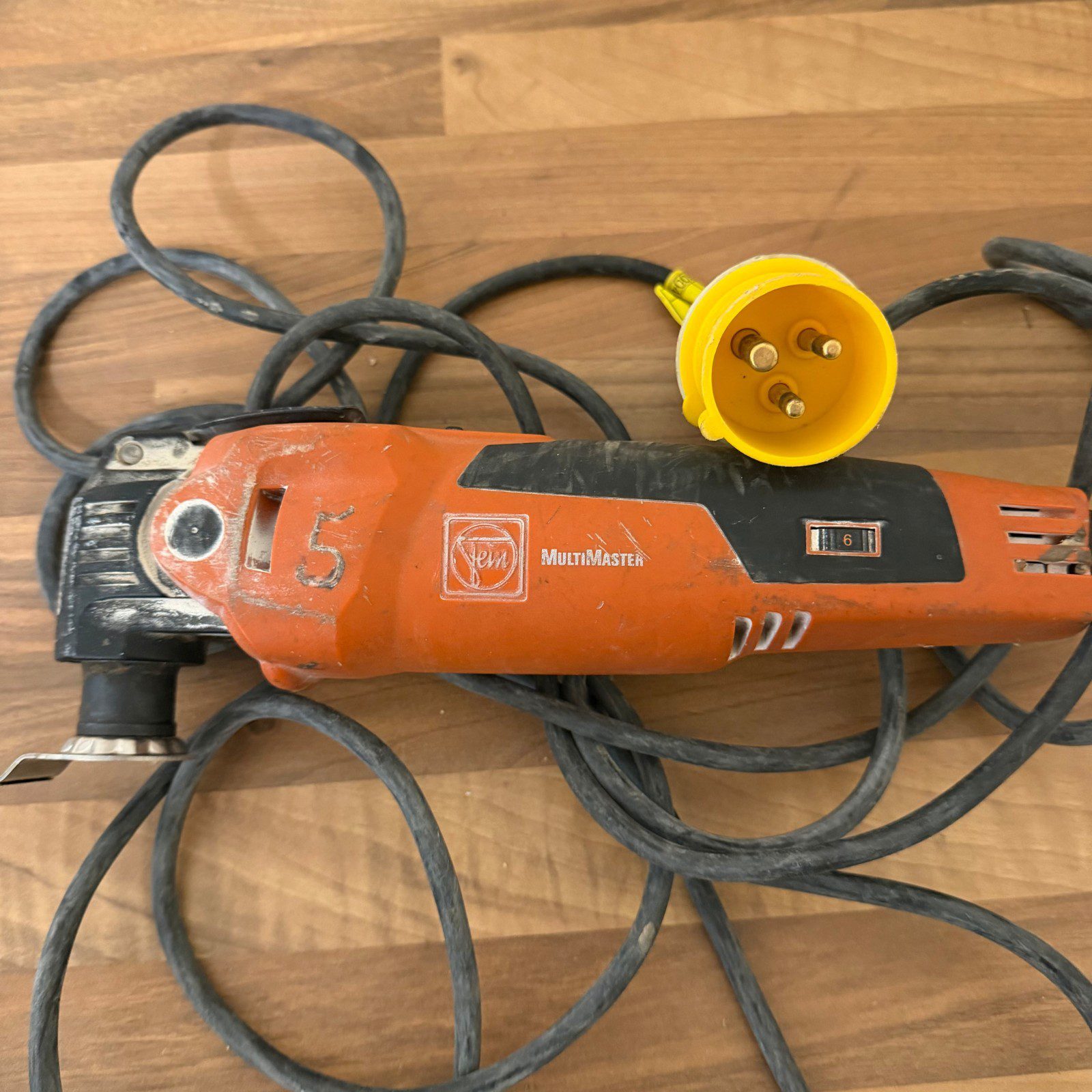 Fein MultiMaster FMM350Q 110V 350W Corded Oscillating Multi-Tool Used - Image 1