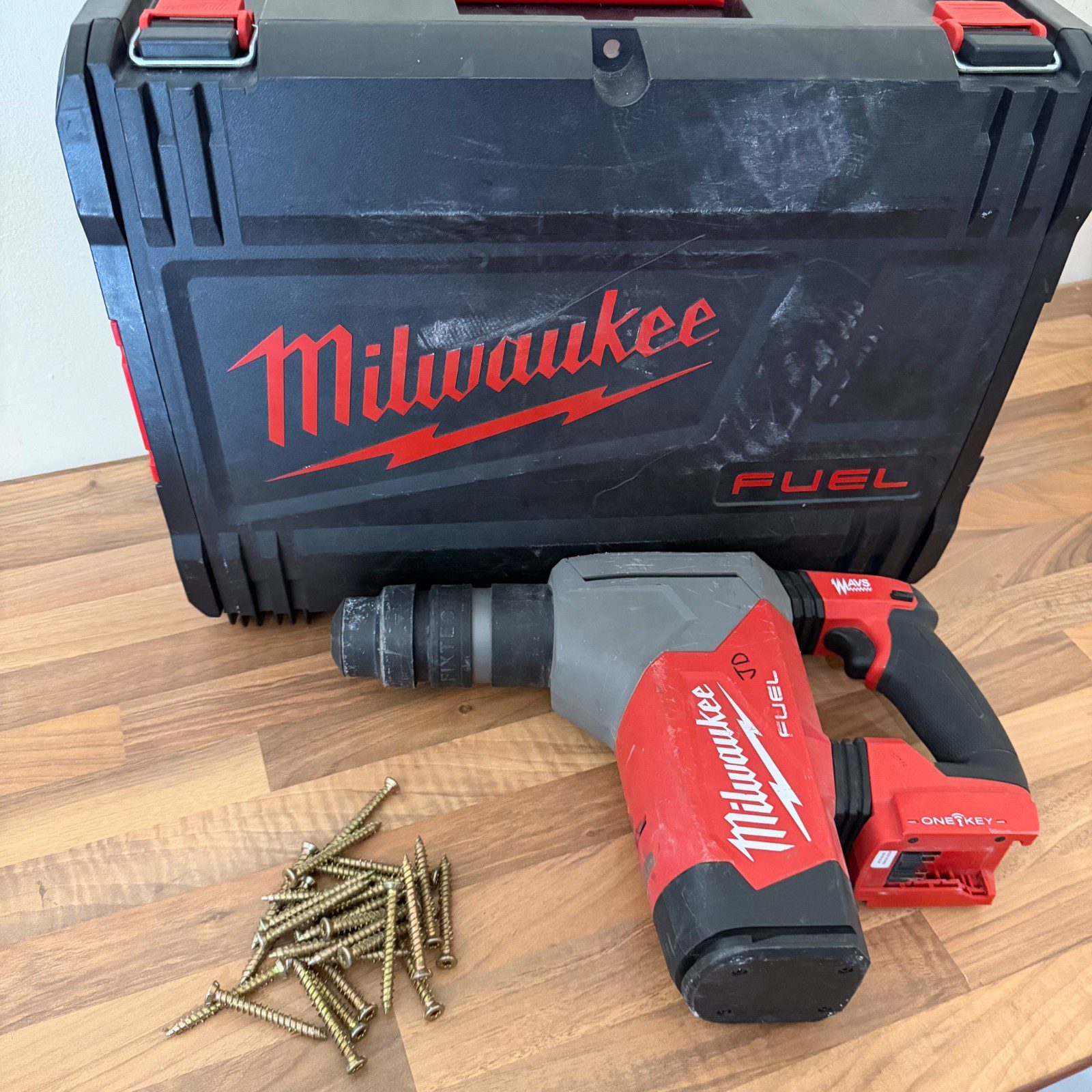Milwaukee M18 ONEFHPX 18V FUEL SDS Plus Rotary Hammer Drill Body Case Used - Image 1