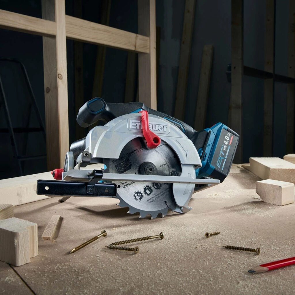Erbauer ERI1085CSW 18V EXT Brushless V2 165mm Circular Saw Body Only New