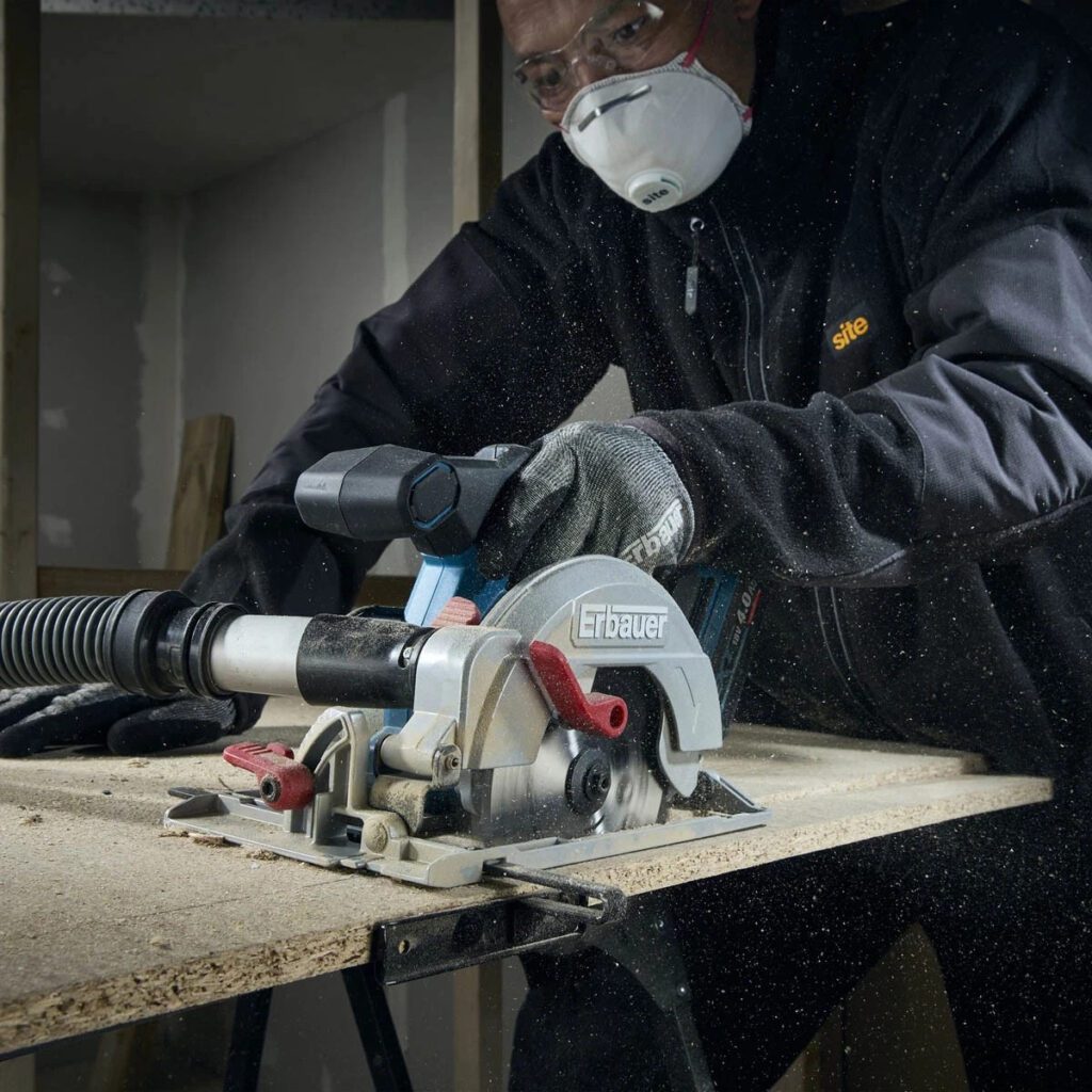 Erbauer ERI1085CSW 18V EXT Brushless V2 165mm Circular Saw Body Only New