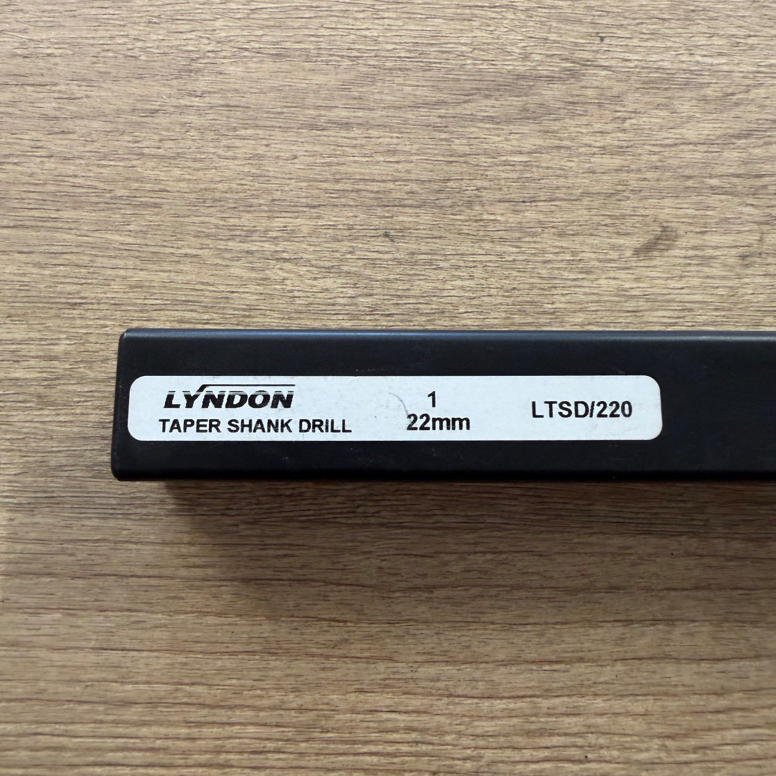 Lyndon LTSD/220 22mm Taper Shank Drill Bit With Storage Case - Excellent - Image 1