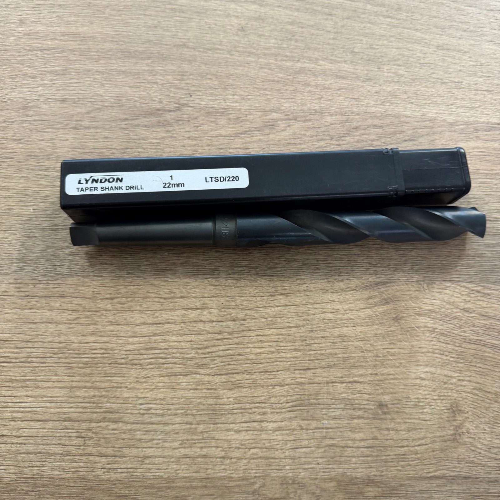 Lyndon LTSD/220 22mm Taper Shank Drill Bit With Storage Case - Excellent - Image 5