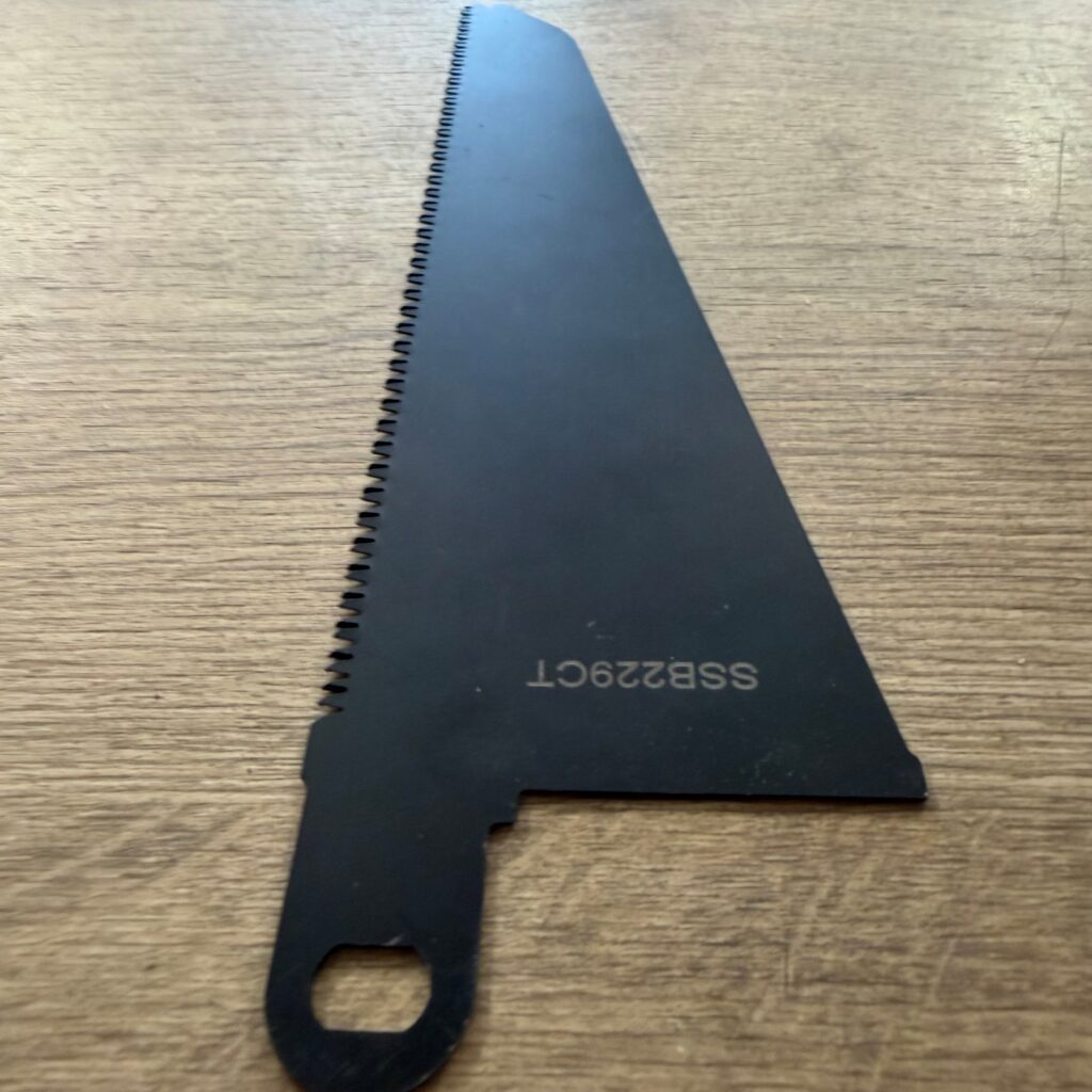 Replacement SSB229CT Saw Blade Black Toothed Edge Excellent Condition